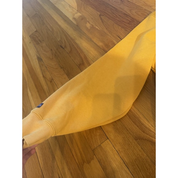 Vintage Jansport Emory & Henry‎ College Sweatshirt Crewneck Yellow Embroidered M - Picture 4 of 11